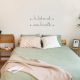 Citation " Le bonheur est sous la couette " en fil de fer - à punaiser - Bijoux de mur
