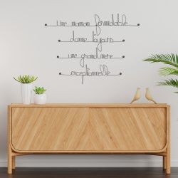 Citation en fil de fer " Une maman formidable donne toujours une grand-mère exceptionnelle " - à punaiser - Bijoux de mur