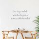 Citation en fil de fer " Vis chaque instant, ris tous les jours, aime au delà des mots " - à punaiser - Bijoux de mur
