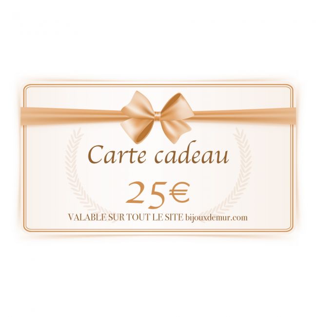 Carte cadeau 25 €