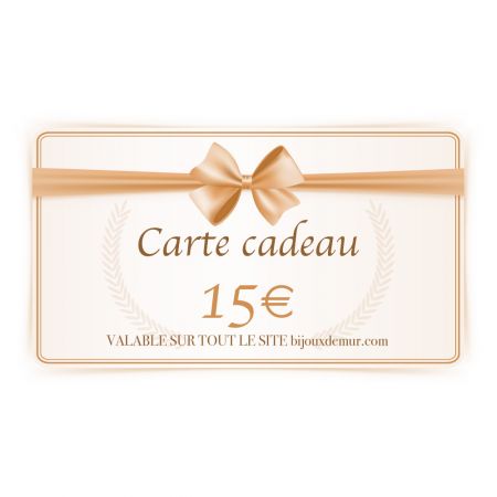 Carte cadeau 15 €