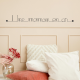 Message simple en fil de fer " Une maman en or " - à punaiser - Bijoux de mur