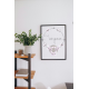 Prénom en fil de fer " Margaux " coloré - Papillon rose - à punaiser - Bijoux de mur