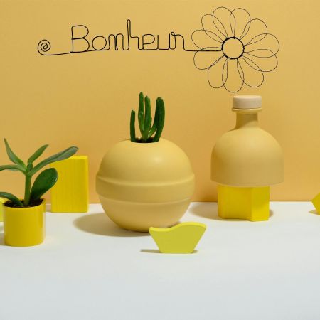 Décoration murale en fil de fer - Fleur de Marguerite - "Bonheur" - Printemps/Été