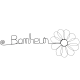 Décoration murale en fil de fer - Fleur de Marguerite - "Bonheur" - Printemps/Été