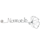 Décoration murale en fil de fer - Fleur de Ginkgo - "Namaste" - Printemps/Été