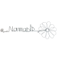 Décoration murale en fil de fer - Fleur de Marguerite - "Namaste" - Printemps/Été