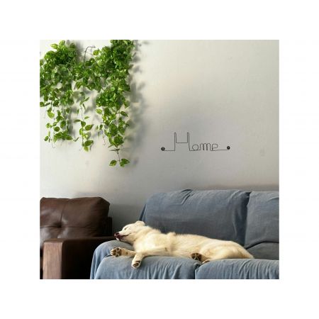 D&eacute;coration Murale en Fil de Fer "Home" - &agrave; punaiser - Bijoux de Mur