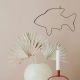 Décoration Murale en Fil de Fer "Silhouette Poisson" - à punaiser - Bijoux de Mur