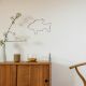 Décoration Murale en Fil de Fer "Silhouette Poisson" - à punaiser - Bijoux de Mur
