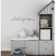 Décoration Murale en Fil de Fer " Chut ! je rêve " - Chambre Bébé/Enfant