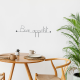 Message simple en fil de fer " Bon appétit " - à punaiser - Bijoux de mur