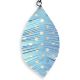 Attrape-rêves coloré " Étoile - Bleu : Rêves " en fil de fer - à suspendre - environ 28 x 65 cm - Bijoux de mur