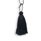 Guirlande colorée " Chouette - Noir " en fil de fer - à suspendre - environ 102 x 9,5 cm - Bijoux de mur