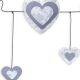 Citation colorée " Coeur - Blanc : L'important c'est d'aimer " en fil de fer - à punaiser - Bijoux de mur