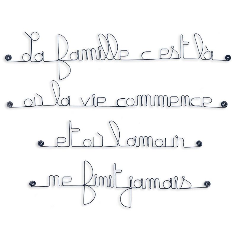 Citation En Fil De Fer La Famille C Est La Ou La Vie Commence Et Ou Citation En Fil De Fer La Famille C Est La Ou La Vie Commence Et Ou