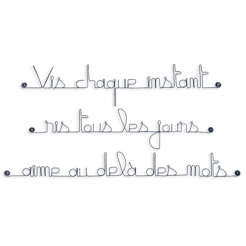 Citation En Fil De Fer Vis Chaque Instant Ris Tous Les Jours Aime Au Dela Des Citation En Fil De Fer Vis Chaque Instant Ris Tous Les Jours Aime Au Dela Des