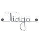 Prénom en fil de fer " Tiago " - à punaiser - Bijoux de mur
