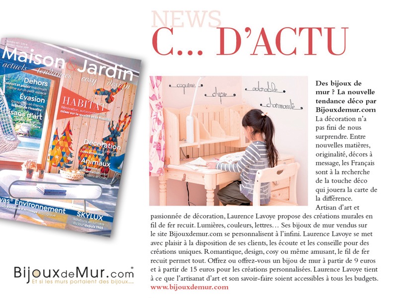 Article Maison et Jardin