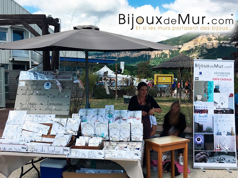 Marché artisanal à la Vallée Bleue en 2019